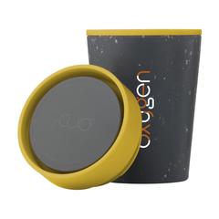 Vue Circular&Co Recycled Coffee Cup 227 ml mug de couleur jaune| Krokrodeal