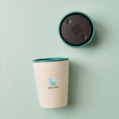 Vue Circular&Co Recycled Coffee Cup 227 ml mug de couleur vert| Krokrodeal