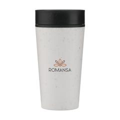 Vue Circular&Co Recycled Coffee Cup 340 ml mug de couleur blanc| Krokrodeal