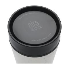 Vue Circular&Co Recycled Coffee Cup 340 ml mug de couleur blanc| Krokrodeal