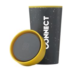 Vue Circular&Co Recycled Coffee Cup 340 ml mug de couleur jaune| Krokrodeal