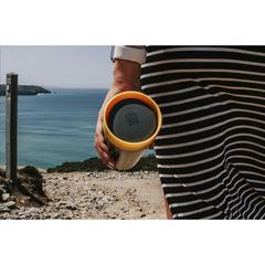 Vue Circular&Co Recycled Coffee Cup 340 ml mug de couleur jaune| Krokrodeal
