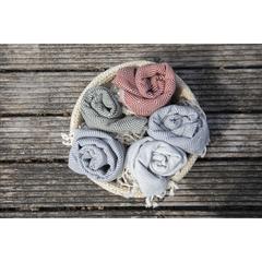 Vue Oxious - All Seasons Cloth - Harmony serviette de couleur gris| Krokrodeal