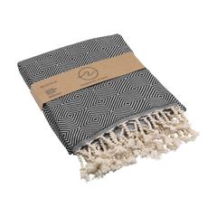 Vue Oxious - All Seasons Cloth - Harmony serviette de couleur noir| Krokrodeal