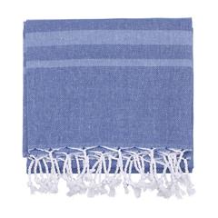 Vue Oxious Hammam Towels - Vibe Luxury stripe serviette de couleur bleu| Krokrodeal