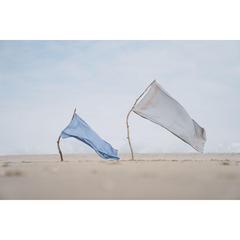 Vue Oxious Hammam Towels - Vibe Luxury stripe serviette de couleur bleu| Krokrodeal