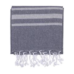 Vue Oxious Hammam Towels - Vibe Luxury stripe serviette de couleur gris| Krokrodeal