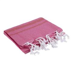 Vue Oxious Hammam Towels - Vibe Luxury stripe serviette de couleur rose| Krokrodeal