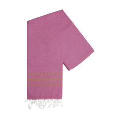 Vue Oxious Hammam Towels - Vibe Luxury stripe serviette de couleur rose| Krokrodeal