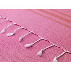 Vue Oxious Hammam Towels - Vibe Luxury stripe serviette de couleur rose| Krokrodeal