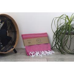 Vue Oxious Hammam Towels - Vibe Luxury stripe serviette de couleur rose| Krokrodeal