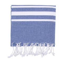 Vue Oxious Hammam Towels - Vibe Luxury stripe serviette de couleur bleu| Krokrodeal