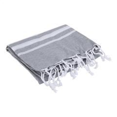 Vue Oxious Hammam Towels - Vibe Luxury stripe serviette de couleur gris| Krokrodeal