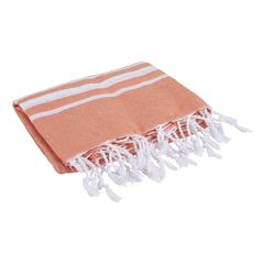 Vue Oxious Hammam Towels - Vibe Luxury stripe serviette de couleur orange| Krokrodeal