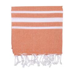 Vue Oxious Hammam Towels - Vibe Luxury stripe serviette de couleur orange| Krokrodeal