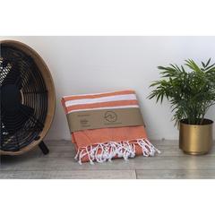 Vue Oxious Hammam Towels - Vibe Luxury stripe serviette de couleur orange| Krokrodeal