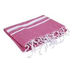 Vue Oxious Hammam Towels - Vibe Luxury stripe serviette de couleur rose| Krokrodeal