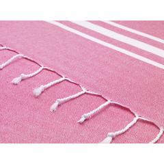 Vue Oxious Hammam Towels - Vibe Luxury stripe serviette de couleur rose| Krokrodeal