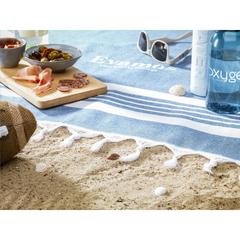 Vue Oxious Hammam Towels - Promo serviette de couleur bleu| Krokrodeal