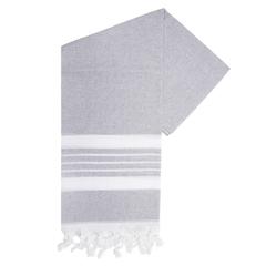 Vue Oxious Hammam Towels - Promo serviette de couleur gris| Krokrodeal