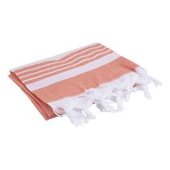 Vue Oxious Hammam Towels - Promo serviette de couleur orange| Krokrodeal
