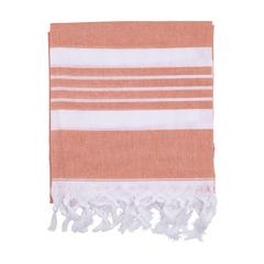 Vue Oxious Hammam Towels - Promo serviette de couleur orange| Krokrodeal