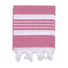Vue Oxious Hammam Towels - Promo serviette de couleur rose| Krokrodeal