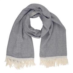 Vue Oxious Scarf - Bright tissu de couleur gris| Krokrodeal