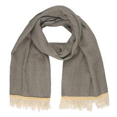Vue Oxious Scarf - Bright tissu de couleur vert| Krokrodeal