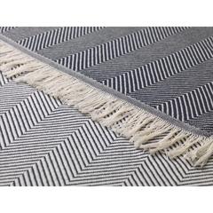 Vue Oxious Scarf - Bright tissu de couleur bleu| Krokrodeal