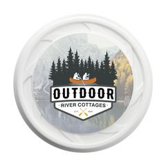 Vue Recycled Plastic Frisbee Cool Model de couleur blanc| Krokrodeal