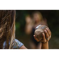 Vue Waboba Sustainable Sport item 15 cm - American Football de couleur beige| Krokrodeal