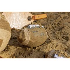 Vue Waboba Sustainable Sport item 15 cm - American Football de couleur beige| Krokrodeal