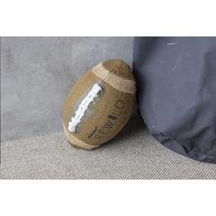 Vue Waboba Sustainable Sport item 15 cm - American Football de couleur beige| Krokrodeal