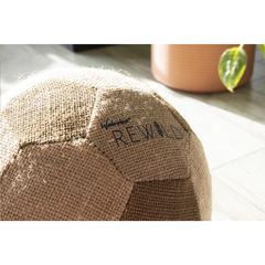 Vue Waboba Sustainable Sport item - Soccerball football de couleur beige| Krokrodeal
