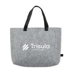 Vue RPET Felt Shoulder Bag sac bandoulière de couleur gris| Krokrodeal