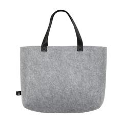Vue RPET Felt Shoulder Bag sac bandoulière de couleur gris| Krokrodeal
