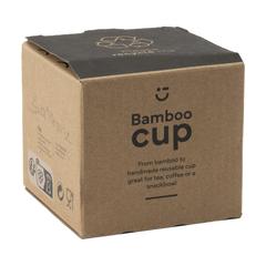 Vue Bamboo Cup tasse de couleur marron| Krokrodeal