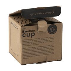 Vue Bamboo Cup tasse de couleur marron| Krokrodeal