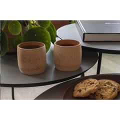 Vue Bamboo Cup tasse de couleur marron| Krokrodeal