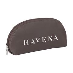 Vue Apple Imitation Leather Toiletry Bag trousse toilette de couleur marron| Krokrodeal