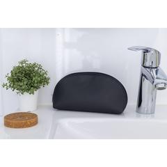 Vue Apple Imitation Leather Toiletry Bag trousse toilette de couleur noir| Krokrodeal
