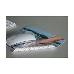 Vue RPET MousePad Cleaner Anti-Slip tapis de souris de couleur blanc| Krokrodeal