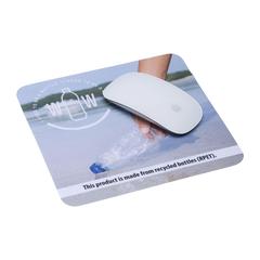 Vue RPET MousePad Cleaner Anti-Slip tapis de souris de couleur blanc| Krokrodeal