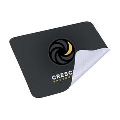 Vue RPET MousePad Cleaner Anti-Slip tapis de souris de couleur blanc| Krokrodeal