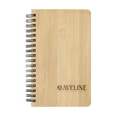 Vue Notebook made from Stonewaste-Bamboo A6 bloc-notes de couleur marron| Krokrodeal