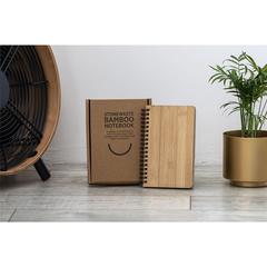 Vue Notebook made from Stonewaste-Bamboo A6 bloc-notes de couleur marron| Krokrodeal