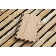 Vue Notebook made from Stonewaste-Bamboo A6 bloc-notes de couleur marron| Krokrodeal