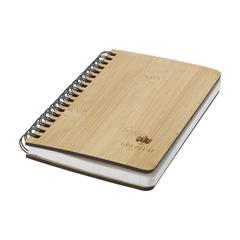 Vue Notebook made from Stonewaste-Bamboo A6 bloc-notes de couleur marron| Krokrodeal