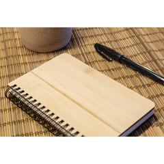 Vue Notebook made from Stonewaste-Bamboo A6 bloc-notes de couleur marron| Krokrodeal